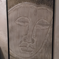 Quadro legno effetto decapato