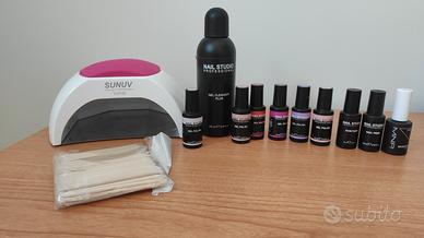 lampada UV per unghie + kit