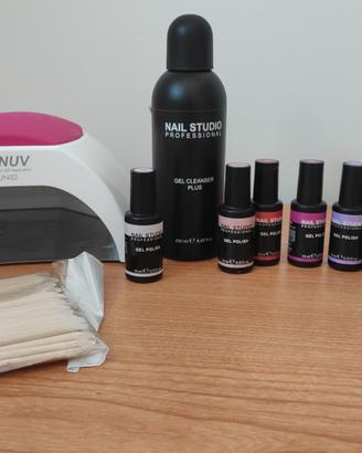lampada UV per unghie + kit