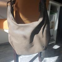 Borsa tortora a mezzaluna 