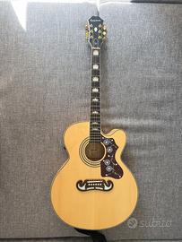 Chitarra acustica Epiphone ej 200 (spedisco)