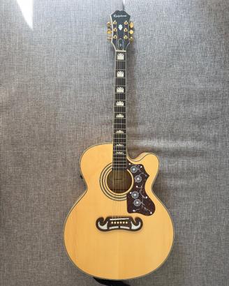 Chitarra acustica Epiphone ej 200 (spedisco)