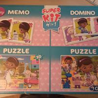 Set 4 in 1 Dottoressa Peluche Clementoni 4+