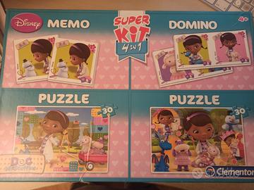 Set 4 in 1 Dottoressa Peluche Clementoni 4+