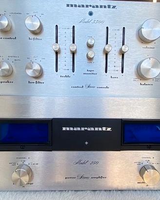 Amplificatore Marantz 250 e Pre 3300