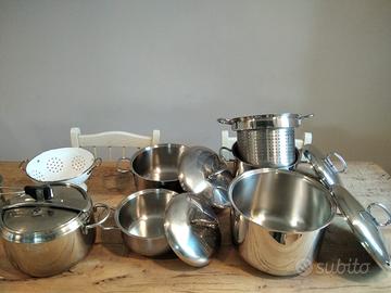 Batteria di pentole acciaio inox