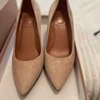 Scarpe donna camoscio rosa n. 38