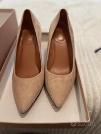 Scarpe donna camoscio rosa n. 38