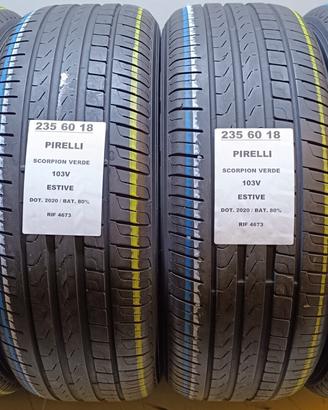 4 GOMME 235 60 18 PIRELLI RIF4673