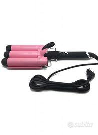 set 3 piastre capelli onde, boccoli e doppie punte