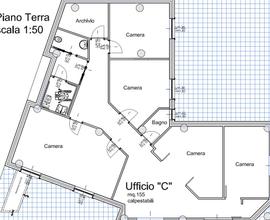Nuovo locale uso ufficio di 160 mq calpestabili
