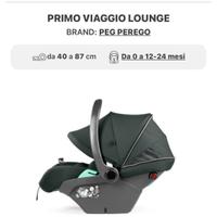 Seggiolino/ovetto peg perego primo viaggio