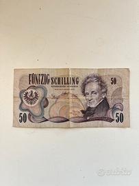 Banconota Austria 50 Schilling Ferdinand Raimund