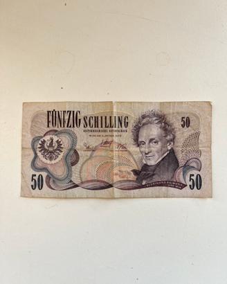 Banconota Austria 50 Schilling Ferdinand Raimund