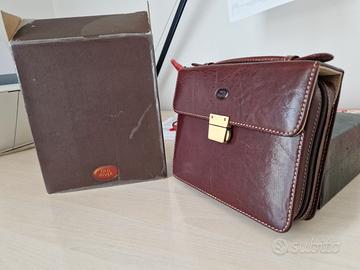 Beauty Case toilette uomo in pelle Old River