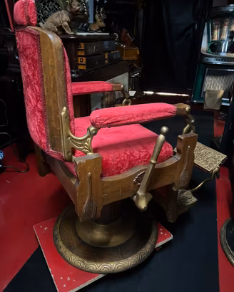Arredatamento poltrona da barbiere anni 30’