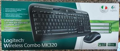 Tastiera + mouse Logitech Wireless Combo MK320