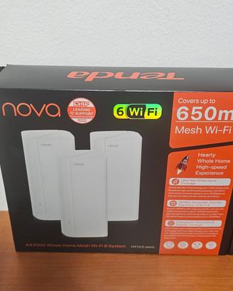 Router 5g Tenda 5G03 v1.1 + 3 mesh tenda nova mx12