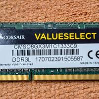 Corsair Memory — 8GB (1x8GB) 1333MHz CL9 DDR3L SOD