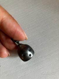 Ciondolo argento bacio