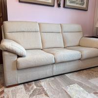 Divano 3 posti sfoderabile
