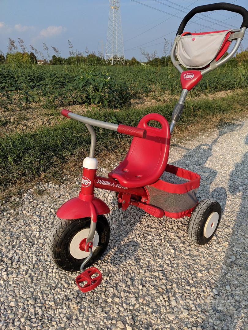 Triciclo-passeggino Radio Flyer 4 In 1 Rosa - Cresce Con Il Bambino Da 1 A 5 Anni