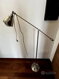 Lampada da Terra Industriale Metallo Regolabile