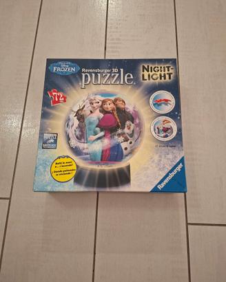 puzzle frizen 3d con lampada 