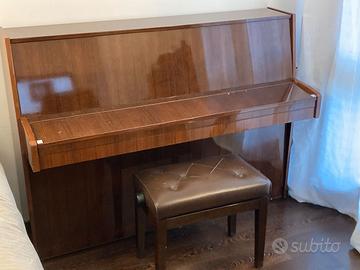Pianoforte verticale Herrmann (1982) con sgabello