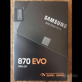 SSD SAMSUNG 870 EVO 250GB (sigillato)