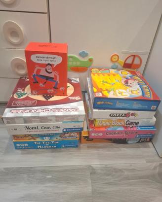 blocco 10 giochi da tavolo 