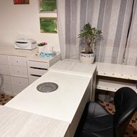 Tavolo professionale con aspiratore integrato