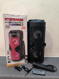 cassa bluetooth karaoke 