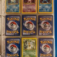 Lotto carte  pokemon vintage set base
