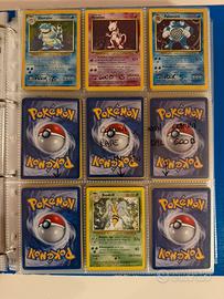 Lotto carte  pokemon vintage set base