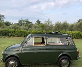 Autobianchi Fiat giardinetta verde British racing