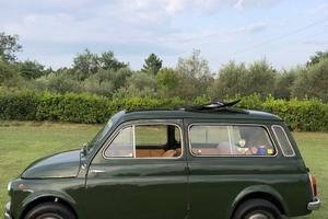 Autobianchi Fiat giardinetta verde British racing