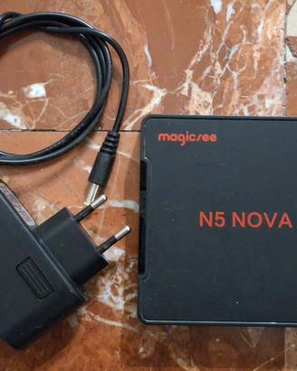 Smart box N5 Nova con telecomando e alimentatore