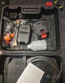 Idropulitrice cordless,soffiatore,2 batterie48v