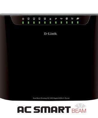 Modem-Router ADSL WirelessAC 1200 Mbps Dual-Band D