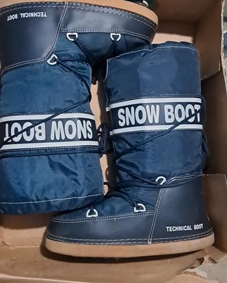 Stivali da Neve /  Dopo sci Snow Boot blu notte