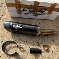 Terminale di scarico Sc Project per Honda