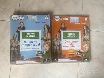 Coppia di libri di “ Incontra la storia”