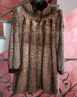 Vera pelliccia di Ocelot anni '80