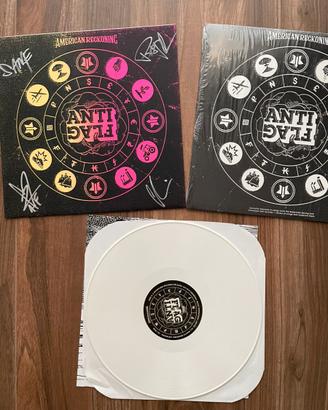 Vinile Lp Anti Flag Punk Rock Signed