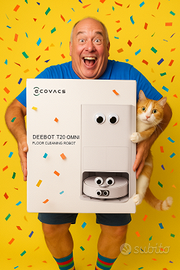 Ecovacs Deebot T20 OMNI – Robot Che Fa Tutto!