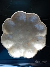 Vassoio decorativo artigianale in capiz – Handmade