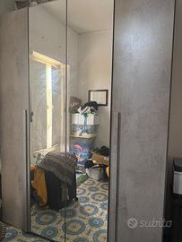 Armadio,frigo e scrivania