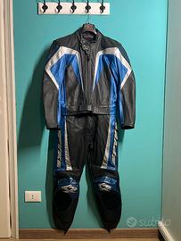 Tuta 2 pezzi Spyke in pelle taglia 48