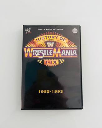 Wrestling WWE dvd Wrestlemania I - IX